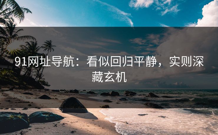 91网址导航：看似回归平静，实则深藏玄机